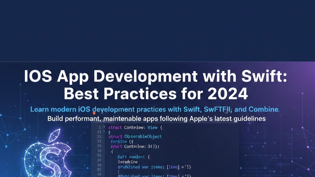 iOS App Development with Swift: Best Practices for 2024