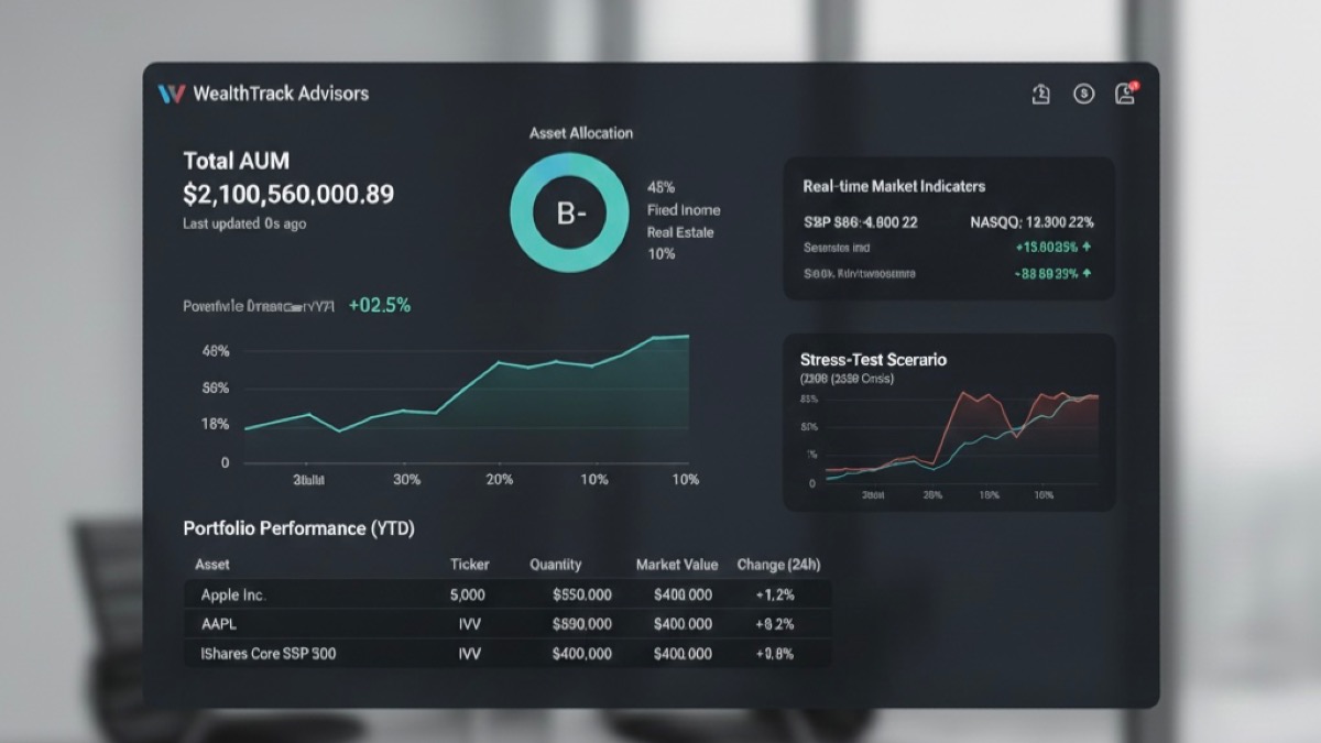 WealthTrack Financial Dashboard